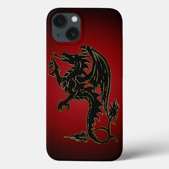 Coque traditionnel Dragon Gradient iPhone X (Verso)