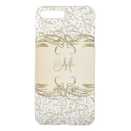 Coque iPhone 7 Plus La musique d'or note le cas de l'iPhone 7 de