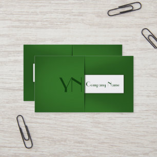 Coque vert professionnel moderne - Carte de visite
