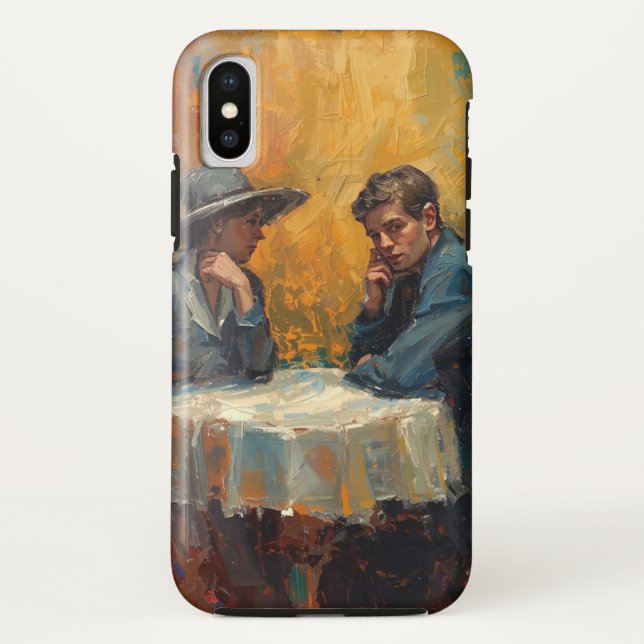 Coque vintage Mobile Conversation (Dos)