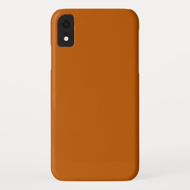 Coque XR pour iPhone orange brûlé (Dos)