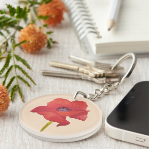 coquelicot rouge aquarelle