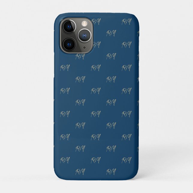 Coques Case-Mate iPhone  حروف اسمك الاولى Monogram (Dos)