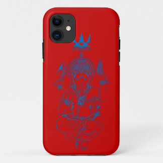 COQUES POUR iPhone ガネーシャ(青)