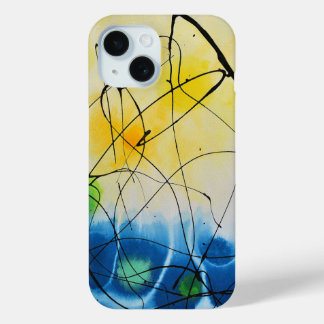 Coque Pour iPhone 15 宇宙ｘ抽象芸術アート