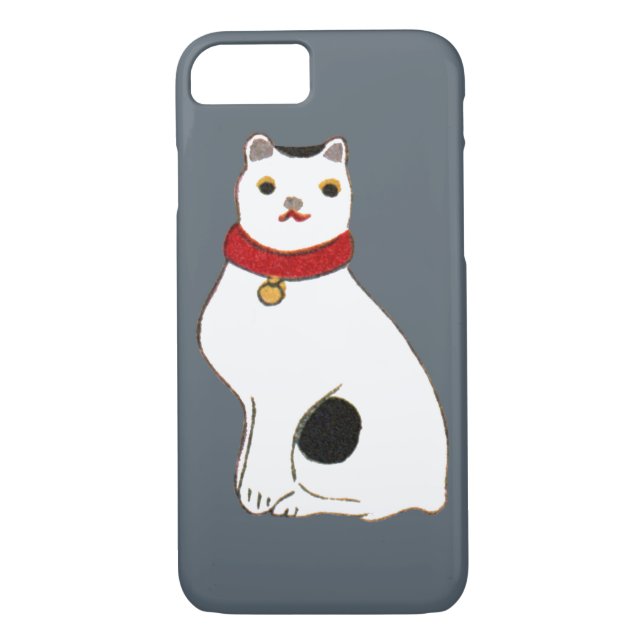 Coques Case-Mate iPhone 日本の猫の人形, poupée du chat japonais (Dos)
