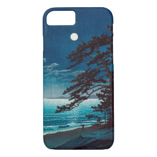 Coque Case-Mate Pour iPhone 月の二宮海岸, lune de 川瀬巴水 à la plage de Ninomiya, Hasui