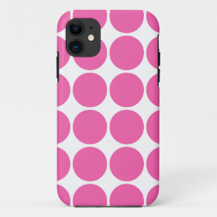 COQUE Case-Mate POUR iPhone 水玉模様パターンプリントの設計ショッキングピンクの水玉模様