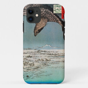 Etui iPhone Case-Mate 鷲と雪景色, 広重 Eagle et scène de neige, Hiroshima,