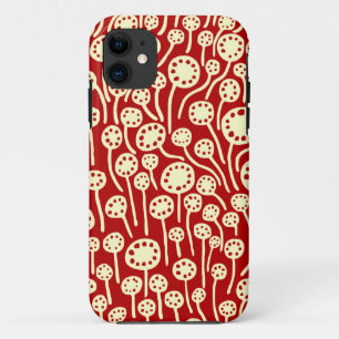 Etui iPhone Case-Mate 090512 Crème sur rouge rubis