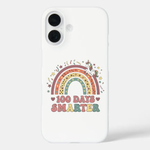 Coques iPhone 16 100 jours plus intelligents filles licorne 100e jo