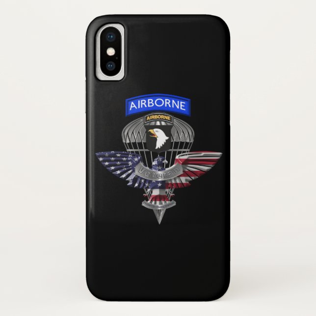 Coques Case-Mate iPhone 101e division aéroportée "Hurlant les aigles" Anci (Dos)