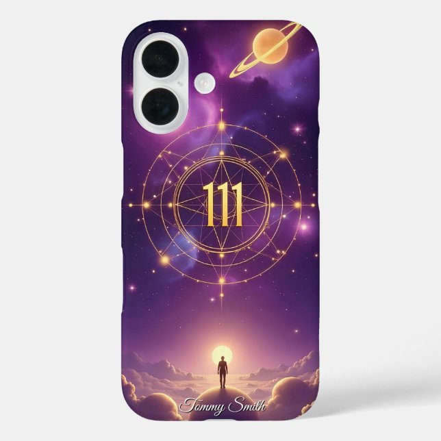 Coques Case-Mate iPhone 111 Manifestation de numéro d'ange - Vibes spiritu (Verso)