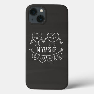 Coques Pour iPhone 14e Anniversary Poison de Chalk Hearts