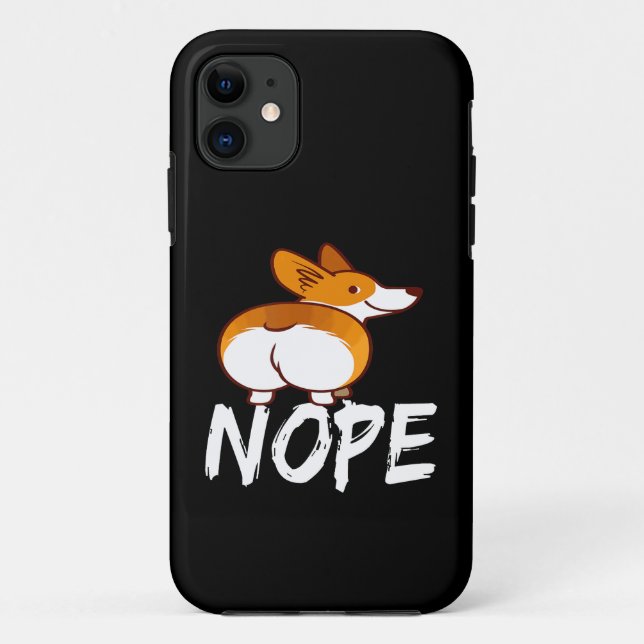 Coques Case-Mate iPhone 18 Nope Corgi (Dos)
