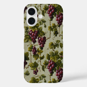 Coques iPhone 16 1900 Raisins Vintages Fruits Botanique