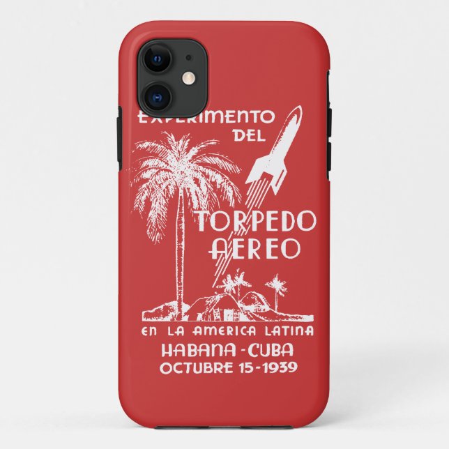 Coques Case-Mate iPhone 1939 Cuba Rocket Mail (Dos)