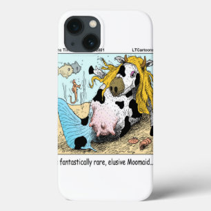 iPhone 13 Case 1/2 Vache 1/2 Sirène Moomaid Drôle