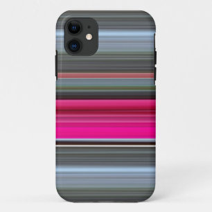 Coque Case-Mate Pour iPhone #1 abstrait : Couleur cerise et gris