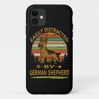 Case-Mate iPhone Case 1 Facilement Distrait Par Le Berger Allemand