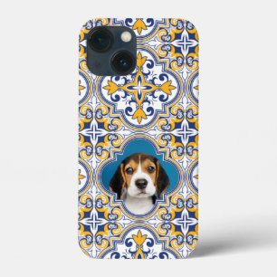 Case-Mate iPhone Case 1 x photo Cute bleu et jaune Azulejos,  