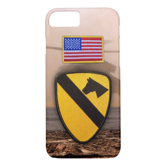 Coques Case-Mate iPhone 1er 7e vétérans de l'armée de terre (Dos)