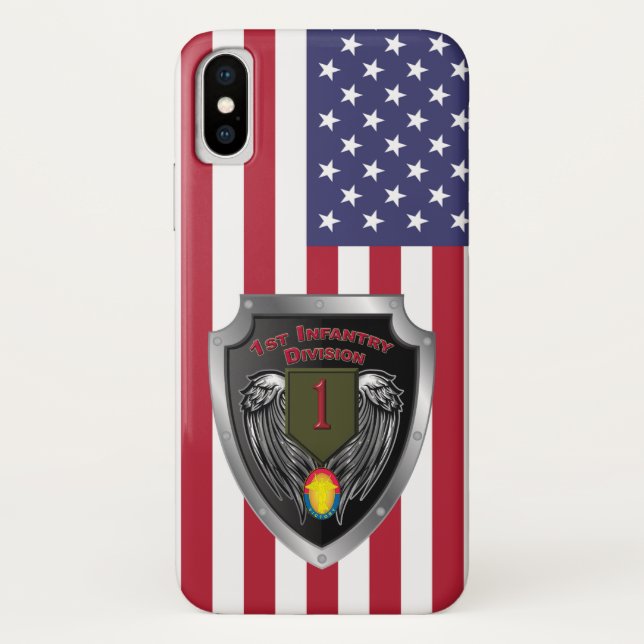 Coques Case-Mate iPhone 1re division d'infanterie "Big Red One" (Dos)