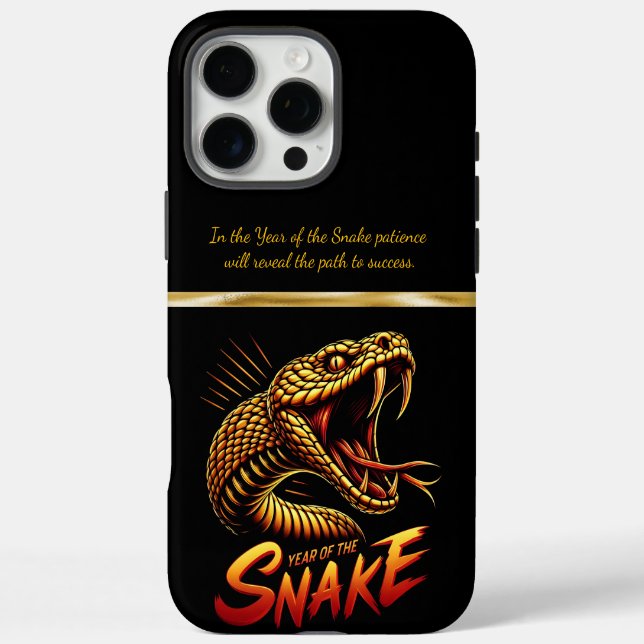 Coques Case-Mate iPhone 2025 : année des célébrations du serpent (Verso)
