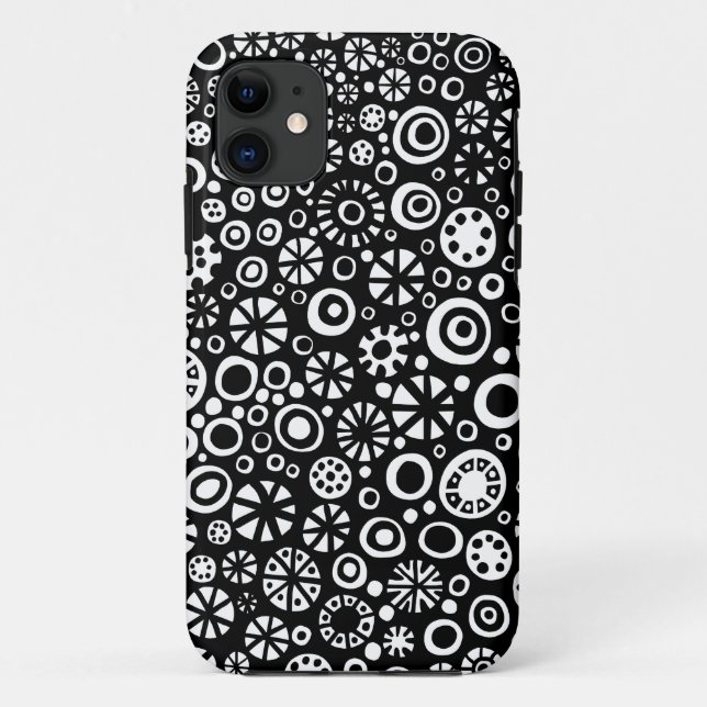 Coques Case-Mate iPhone 210712 - Noir et blanc (Dos)