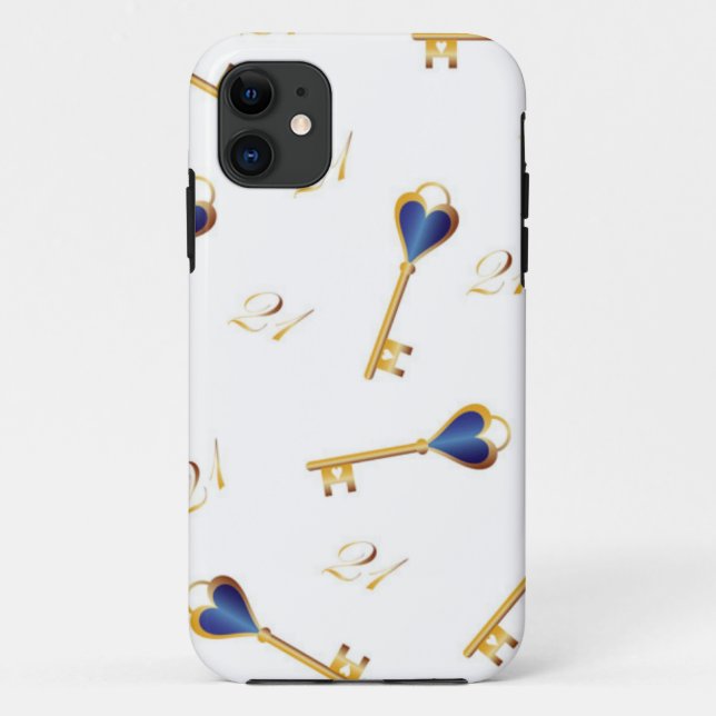 Coques Case-Mate iPhone 21e anniversaire clés (Dos)