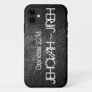 Coque iPhone 11 22h14 de genèse de vers de bible de Jéhovah Jire