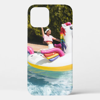 Case-Mate iPhone Case 2 enfants à bord d'un bateau pneumatique blanc et 