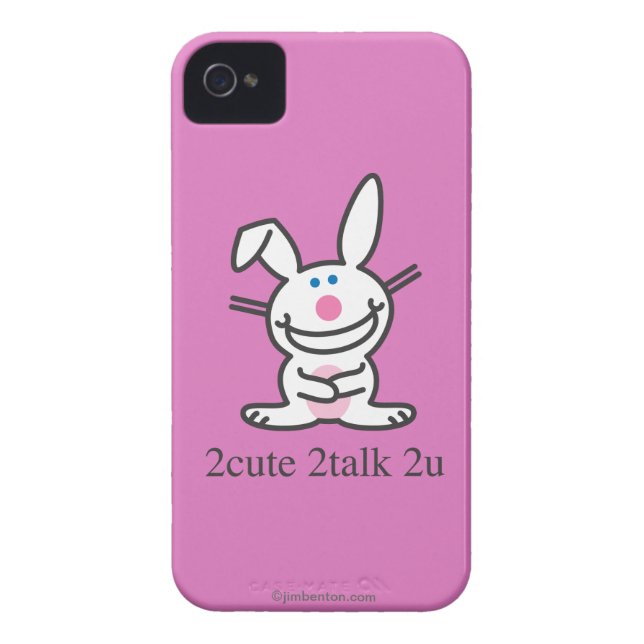 Coques Case-Mate iPhone 2cute 2talk 2u (Dos)