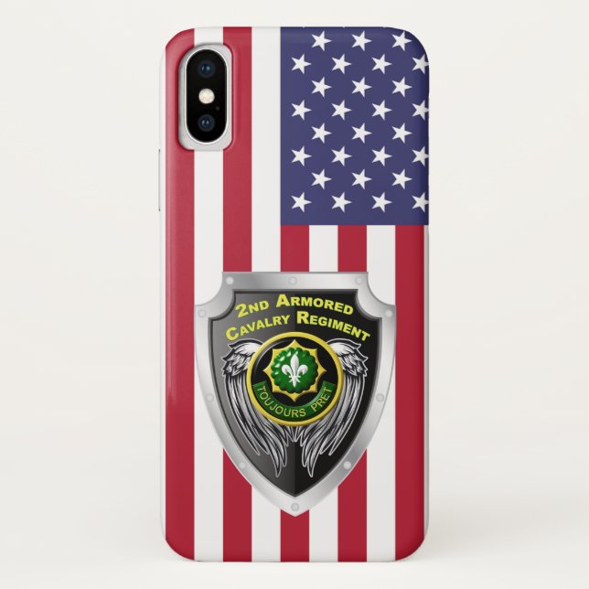 Coques Case-Mate iPhone 2e régiment de cavalerie blindée (Dos)