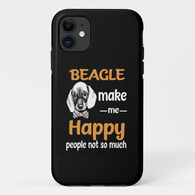 Coques Case-Mate iPhone 30 Beagles Me Rendre Heureux (Dos)