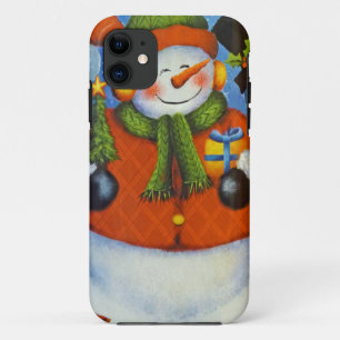 Etui iPhone Case-Mate 3 bonhommes de neige heureux