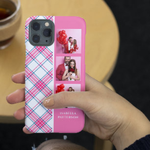 Coque Pour iPhone 14 Plus 3 Photo Préparation carreau rose Moderne Féminin N