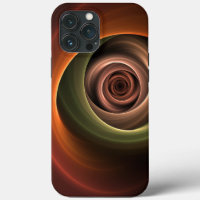 3D Spirale Abstraite couleurs chaudes Art fractal
