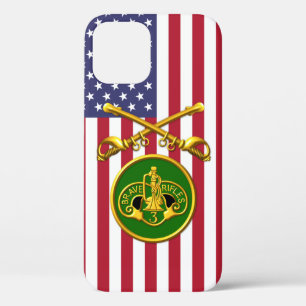 Case-Mate iPhone Case 3e Cavalerie Blindée Sabres croisés Drapeau USA