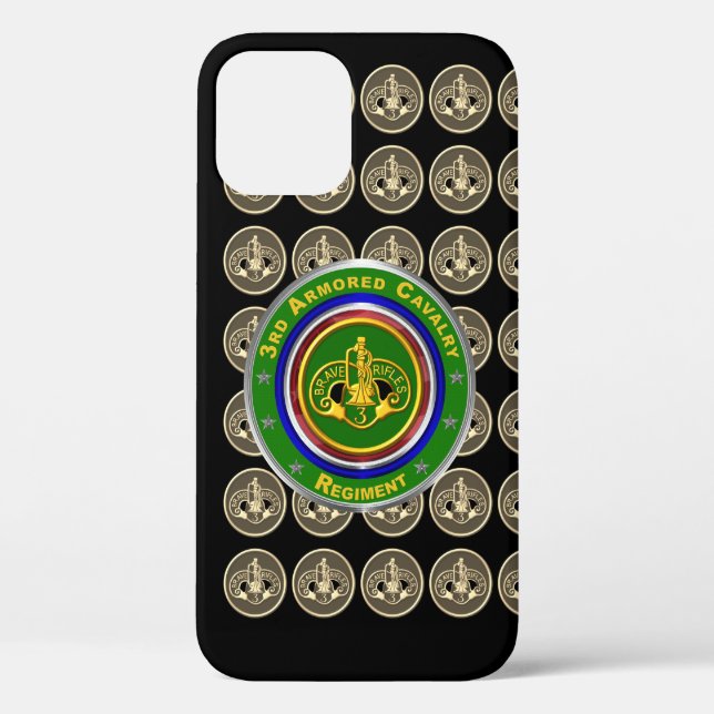 Coques Case-Mate iPhone 3e régiment de cavalerie blindée (Verso)