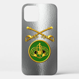 Case-Mate iPhone Case 3ème Cavalerie Blindée Sabres Croisés Métal 