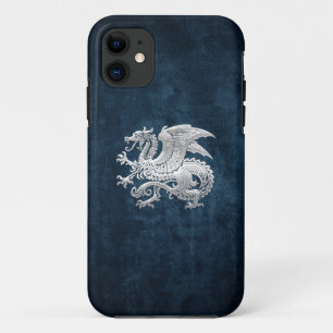 Coque iPhone 11 [400] Dragon islandais, Landvæ ttir [Argent]