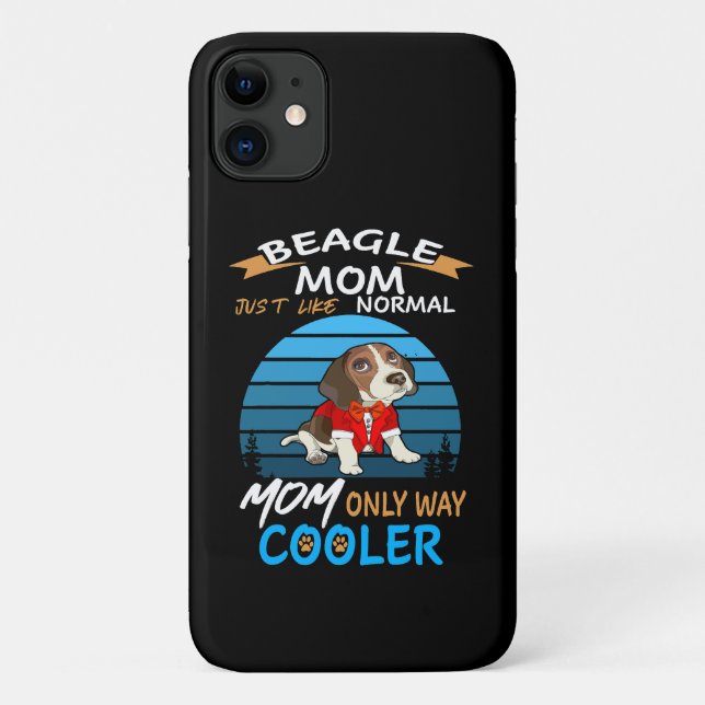 Coques Case-Mate iPhone 41 Beagle maman Glacière (Dos)