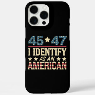 Coques iPhone 16 Pro Max 45 47 Je M'Identifie Comme Un Drapeau Américain Tr