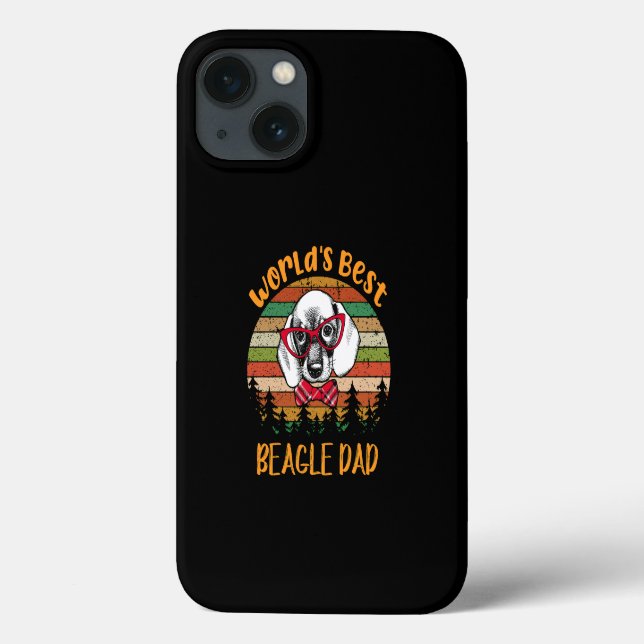 Coques Case-Mate iPhone 48 Meilleur Père Beagle Du Monde (Verso)
