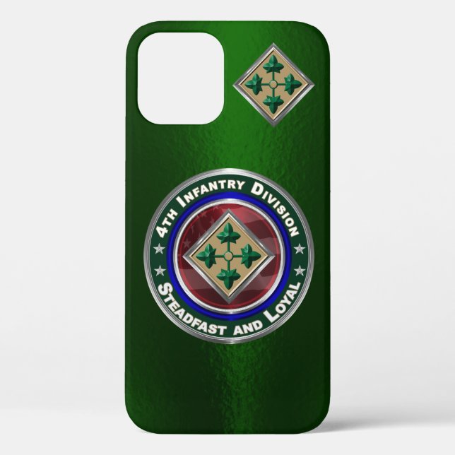 Coques Case-Mate iPhone 4e Division d'Infanterie Personnalisée (Verso)