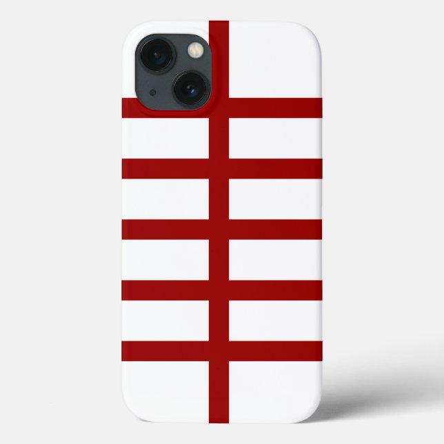 Coques Case-Mate iPhone 5 a bissecté les lignes rouges (Verso)
