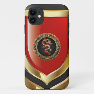 Coques Pour iPhone [600] Dragon chinois d'or Fucanglong