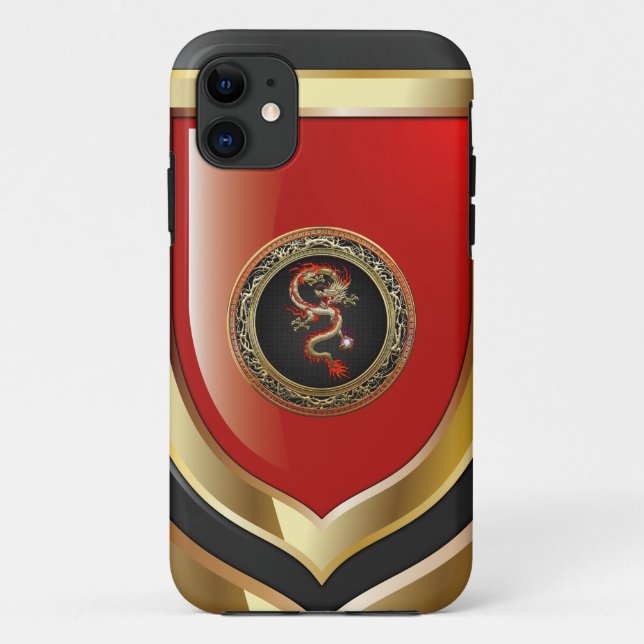 Coques Case-Mate iPhone [600] Dragon chinois d'or Fucanglong (Dos)