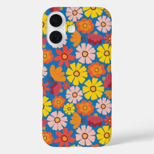 Coques iPhone 16 60s Retro Blue été